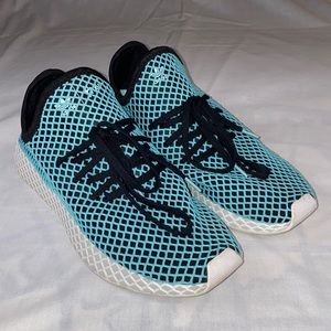ADIDAS Originals Men’s Sz 10.5 Deerupt Runner Parley Blue Shoes CQ2623